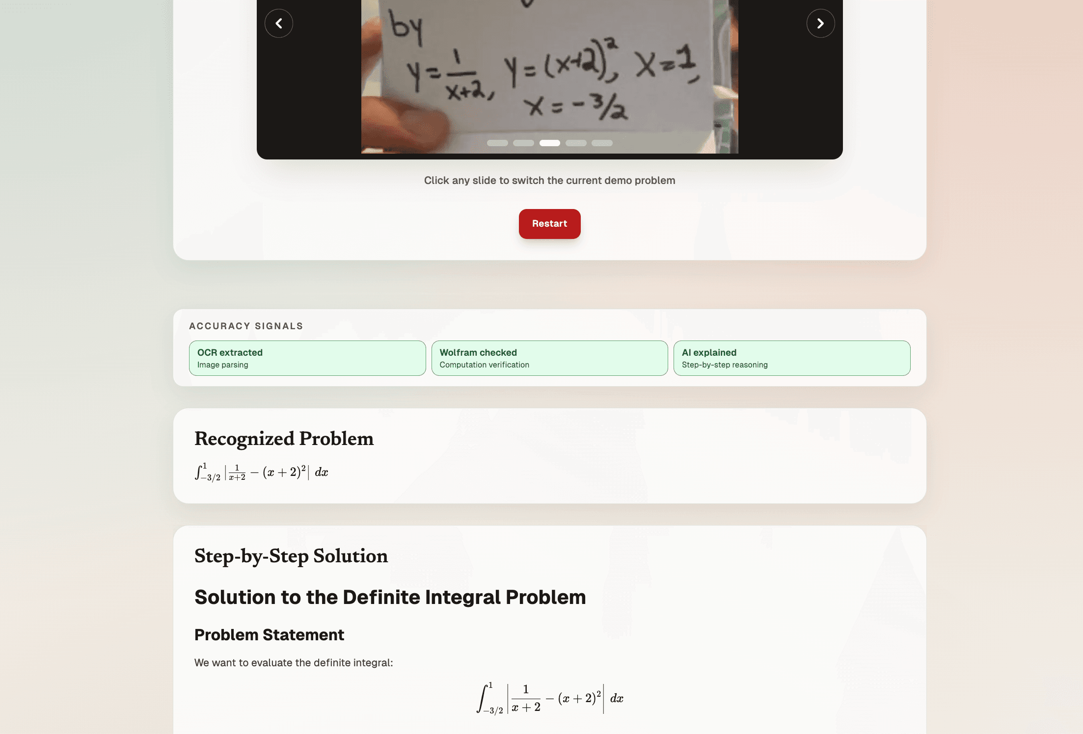 AI Math Problem Solver